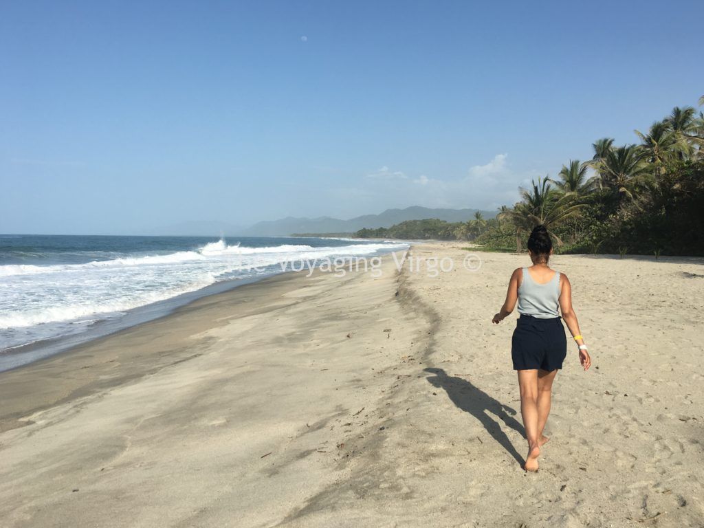 A secluded beach in Tayrona National Park, Colombia 